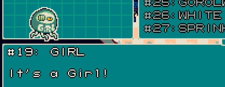 'It's a girl!'